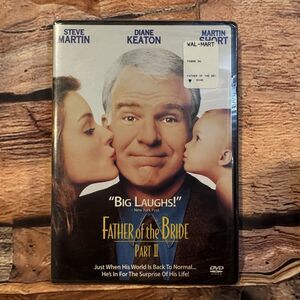 Father of the Bride Part II (DVD, 1995) Steve Martin, Diane Keaton - NEW SEALED